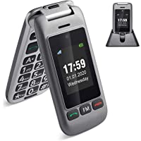 Artfone 3G Teléfono Celular Senior para Personas Mayores Teclas Grandes para Mayores con MMS- SOS- Cámara- 2-4 Pulgadas…